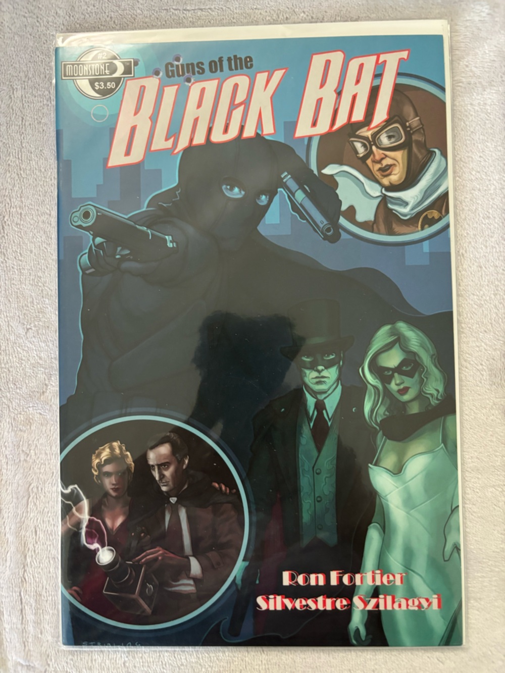 Guns of the Black Bat #1 Moonstone 2012 Vintage Pulp Noir